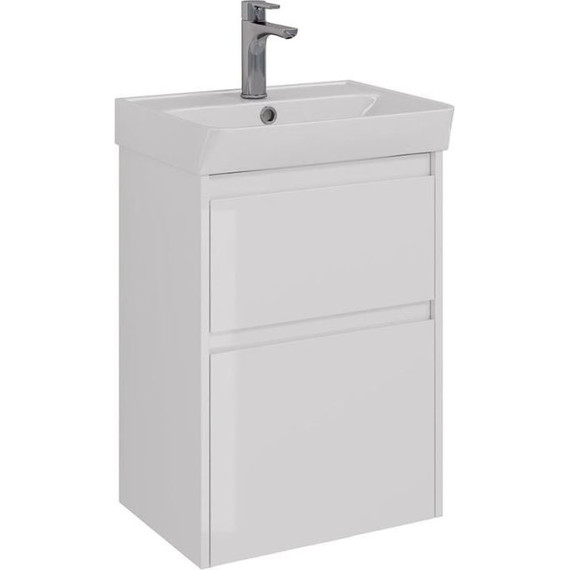 Тумба подвесная с раковиной Lemark Combi 50 см LM03C50T - фото 