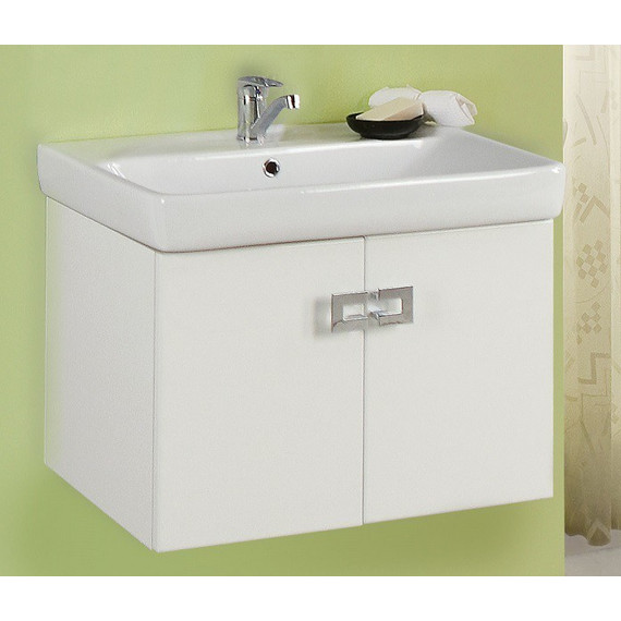 Тумба подвесная с раковиной Акватон Оптима 70 см 1A1241K1OP010, белый - фото, картинка 4 Тумба подвесная с раковиной Акватон Оптима 70 см 1A1241K1OP010, белый - фото 4