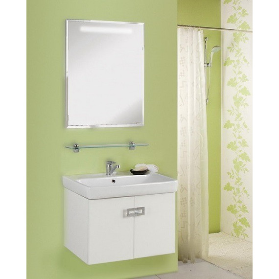 Тумба подвесная с раковиной Акватон Оптима 70 см 1A1241K1OP010, белый - фото, картинка 5 Тумба подвесная с раковиной Акватон Оптима 70 см 1A1241K1OP010, белый - фото 5