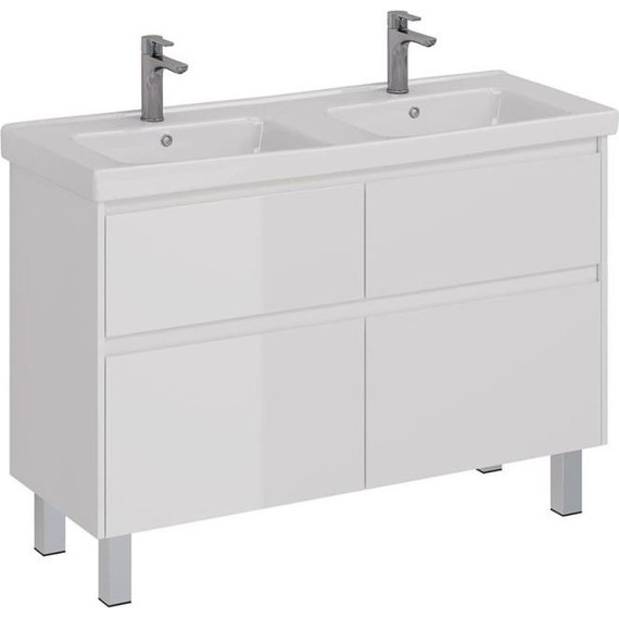 Тумба подвесная с раковиной Lemark Combi 125 см LM03C125T - фото 5