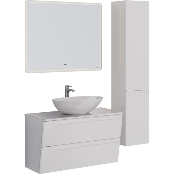 Тумба подвесная со столешницей Lemark Miano 100 см LM06M100T - фото 2