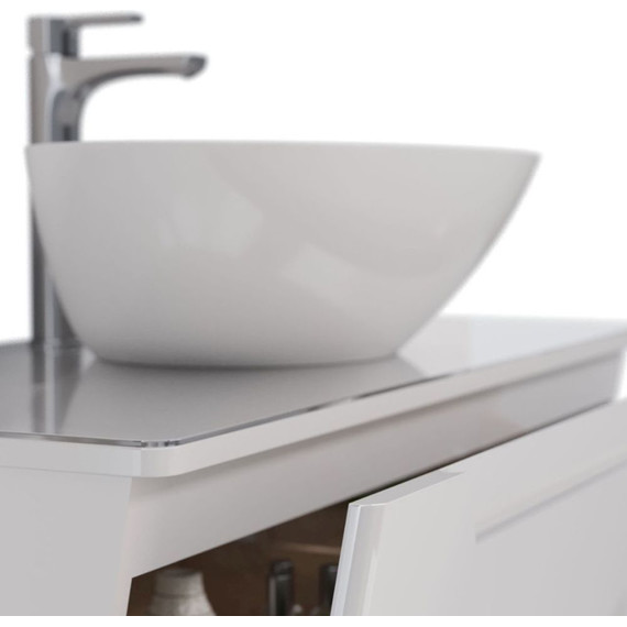 Тумба подвесная со столешницей Lemark Miano 80 см LM06M80T - фото 2