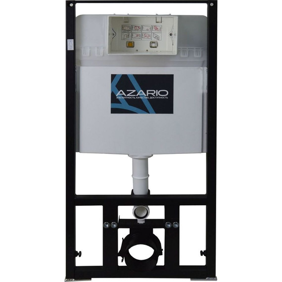 Инсталляция с подвесным безободковым унитазом Azario Teramo AZ-8010-1000+AZ-0053-UQ (система смыва торнадо) - фото 3