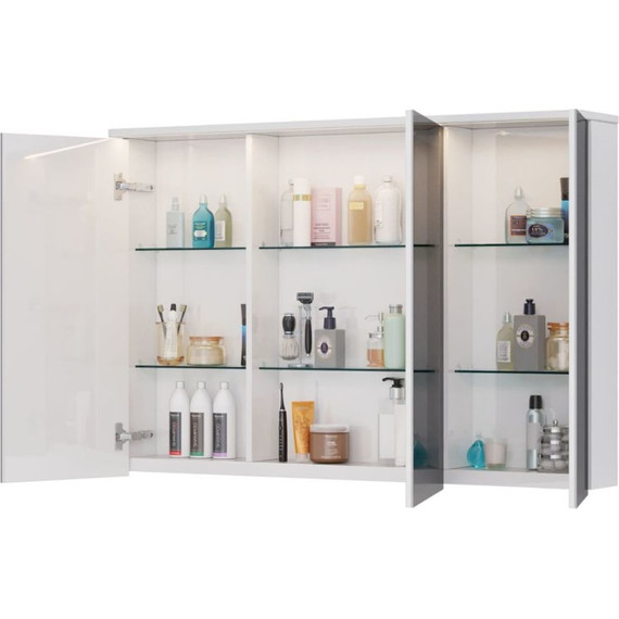 Зеркало-шкаф Lemark Zenon 120 см LM120ZS-Z - фото 3