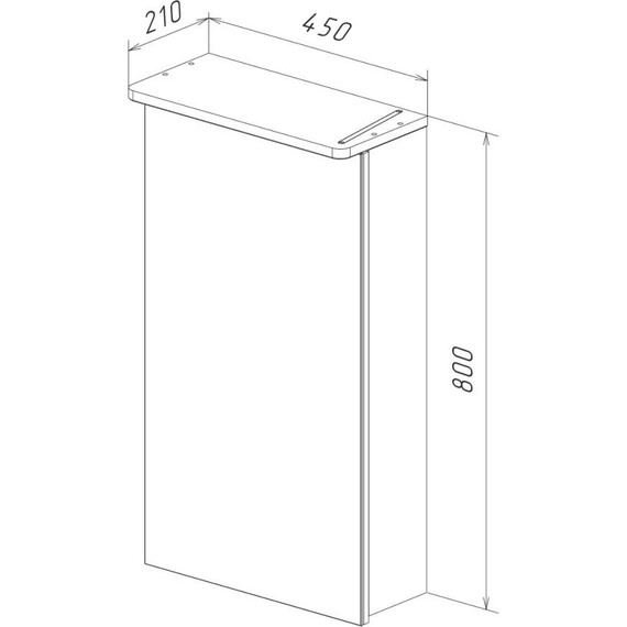 Зеркало-шкаф Lemark Zenon 45 см LM45ZS-Z - фото 6