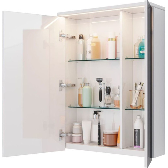 Зеркало-шкаф Lemark Zenon 60 см LM60ZS-Z - фото 3