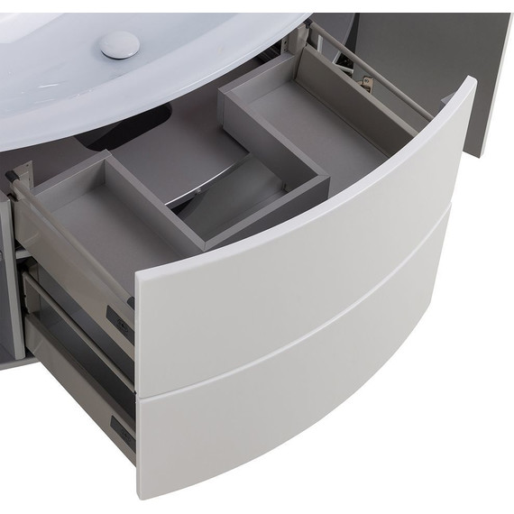 Тумба подвесная с раковиной Cezares Eden 120 см 54861, Bianco lucido - фото 12