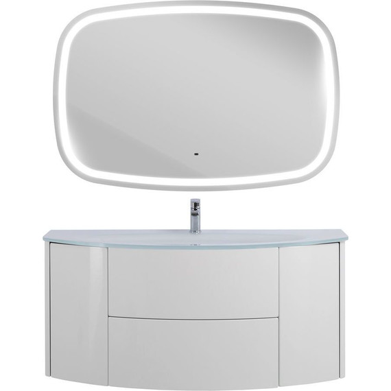 Тумба подвесная с раковиной Cezares Eden 120 см 54861, Bianco lucido - фото 4