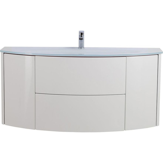 Тумба подвесная с раковиной Cezares Eden 120 см 54861, Bianco lucido - фото 