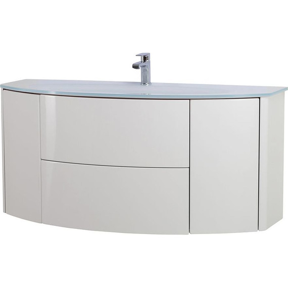 Тумба подвесная с раковиной Cezares Eden 120 см 54861, Bianco lucido - фото 5