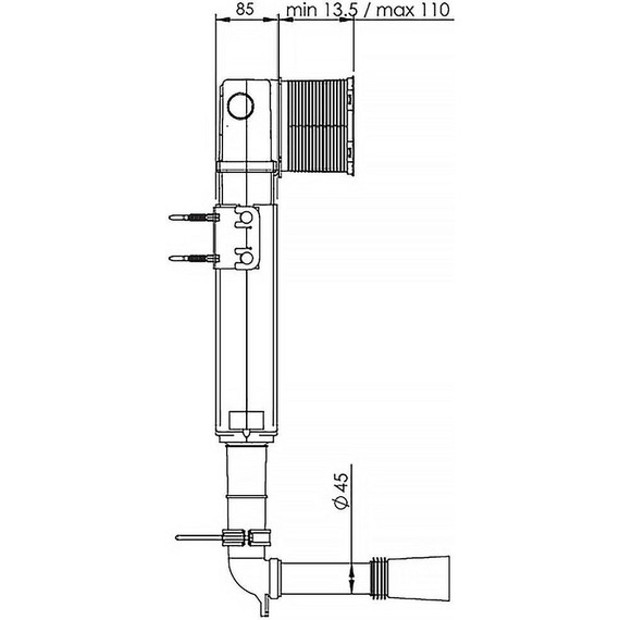 Инсталляция для приставного унитаза Azario AZ-8030-1001 - фото, картинка 2 Инсталляция для приставного унитаза Azario AZ-8030-1001 - фото 2