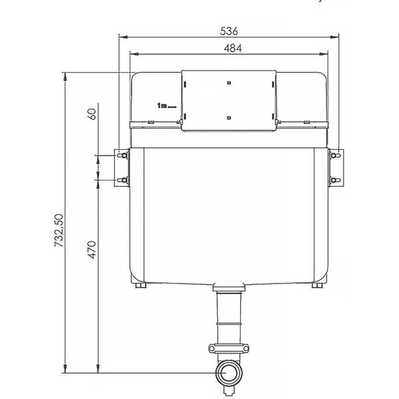 Инсталляция для приставного унитаза Azario AZ-8030-1001 - фото, картинка 3 Инсталляция для приставного унитаза Azario AZ-8030-1001 - фото 3