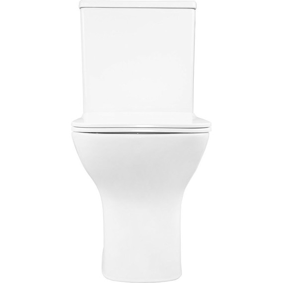 Унитаз-компакт безободковый Azario Fresco AZ-8302 с тонкой крышкой микролифт - фото, картинка 8 Унитаз-компакт безободковый Azario Fresco AZ-8302 с тонкой крышкой микролифт - фото 8