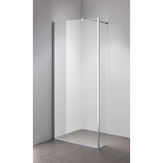 Душевая перегородка Loranto Walk-in 120 см CS-L801 120, хром/прозрачное - фото 2