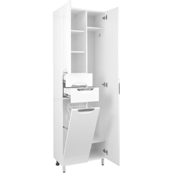 Пенал напольный Стиль 60 см, б/к - фото 3