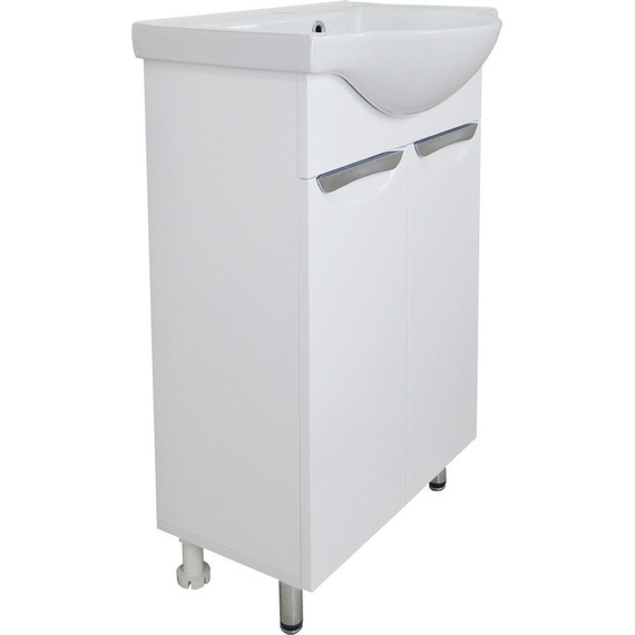 Тумба напольная с раковиной Стиль 50 см, белый - фото, картинка 6 Тумба напольная с раковиной Стиль 50 см, белый - фото 6