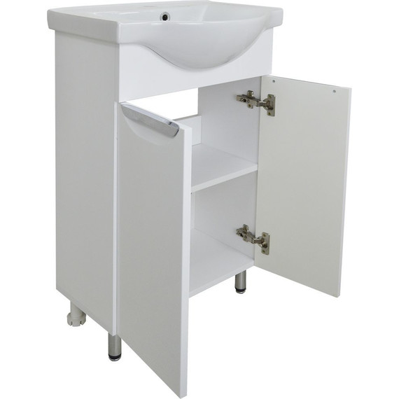 Тумба напольная с раковиной Стиль 50 см, белый - фото, картинка 7 Тумба напольная с раковиной Стиль 50 см, белый - фото 7