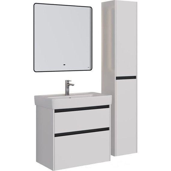 Зеркало Lemark Mioblack 80 см LM80ZM-black, черный - фото 5