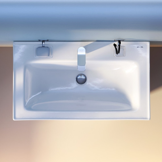 Тумба подвесная с раковиной Am.Pm X-Joy 80 см M85AFHX0802BM, черный матовый, Цвет фасада: чёрный - фото 11