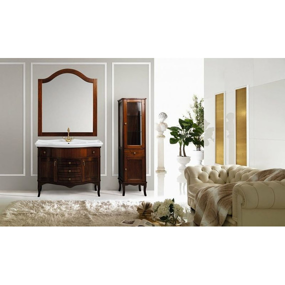 Тумба напольная с раковиной Cezares Rubino 110 см RUBINO.BA.Noc, Noce - фото 2