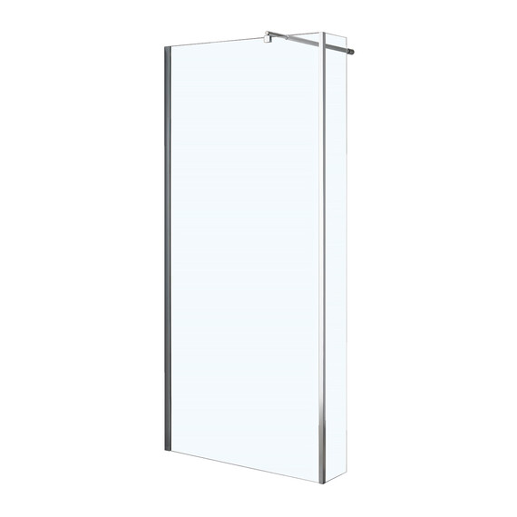 Душевая перегородка Loranto Walk-in 140 см CS-L801 140, хром/прозрачное - фото 