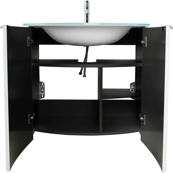 Тумба подвесная с раковиной Cezares Rialto 70 см 55170, Bianco opaco - фото 8