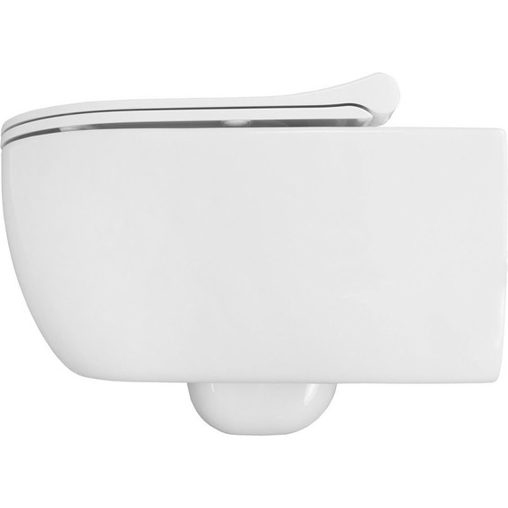 Унитаз подвесной безободковый Azario Ferio 87565 с тонкой крышкой микролифт - фото, картинка 9 Унитаз подвесной безободковый Azario Ferio 87565 с тонкой крышкой микролифт - фото 9