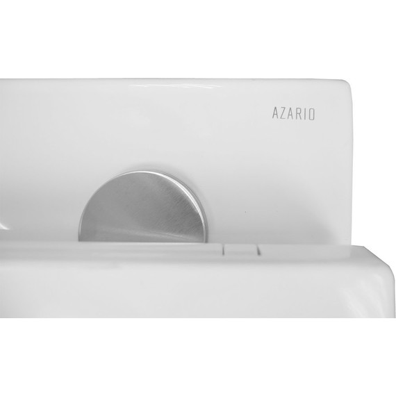 Унитаз подвесной безободковый Azario Moneo AZ-0062 с тонкой крышкой микролифт - фото 11