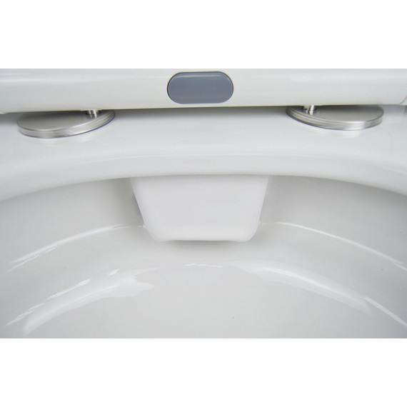 Унитаз-компакт безободковый Azario Candy AZ-1503B с крышкой микролифт - фото 5