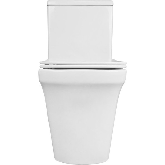 Унитаз-компакт безободковый Azario Candy AZ-1503B с крышкой микролифт - фото 7