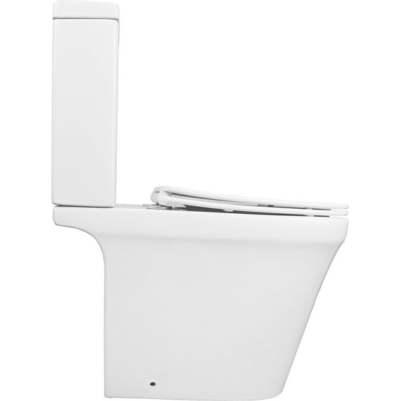 Унитаз-компакт безободковый Azario Candy AZ-1503B с крышкой микролифт - фото 8