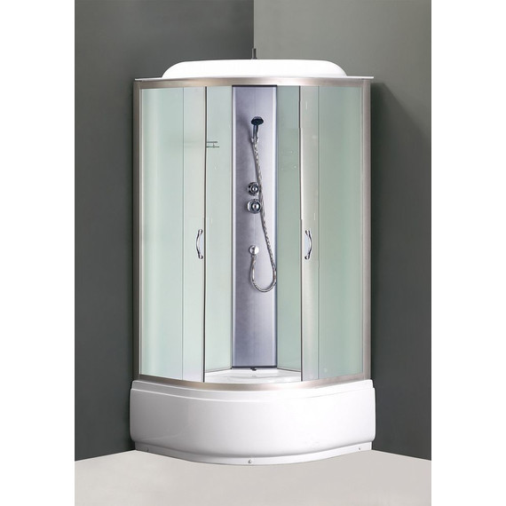 Душевая кабина Loranto CS-6680F 80х80 см, хром/матовое - фото 2