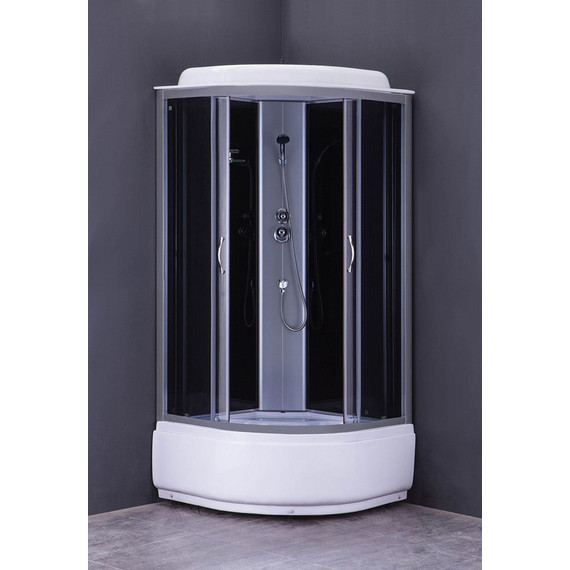 Душевая кабина Loranto CS-6680G 80х80 см, хром/тонированное - фото 2