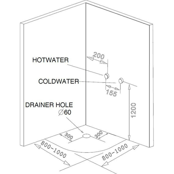 Душевая кабина Loranto CS-6691 G 90х90 см, хром/тонированное - фото 4