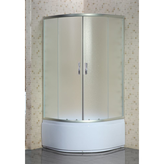 Душевое ограждение Loranto CS-8020S 90х90 см, сатин/матовое - фото 2