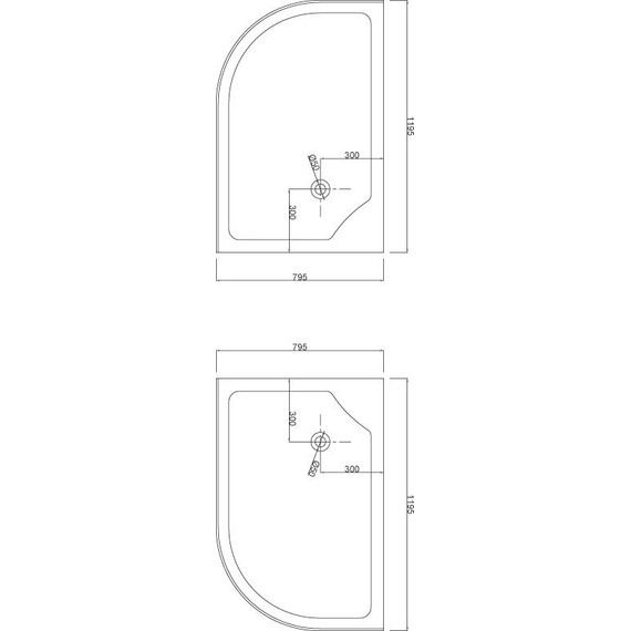 Душевое ограждение Loranto CS-827AR 120х80 см, хром/матовое - фото 2