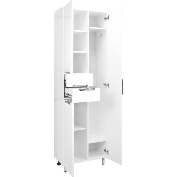 Пенал напольный Стиль 60 см, белый - фото, картинка 3 Пенал напольный Стиль 60 см, белый - фото 3