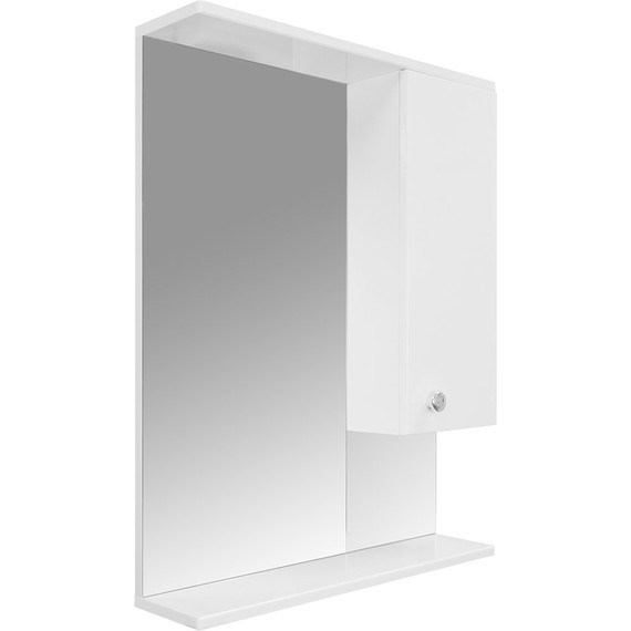 Зеркало-шкаф Стиль Моника 60 см R, без светильника, белый - фото 3