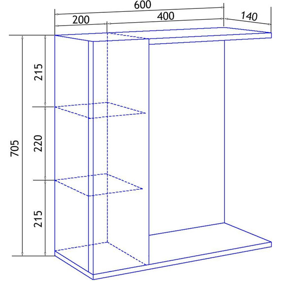 Зеркало-шкаф Стиль Дина 60 см L, белый - фото 5