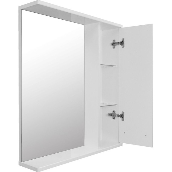 Зеркало-шкаф Стиль Дина 60 см R, белый - фото, картинка 4 Зеркало-шкаф Стиль Дина 60 см R, белый - фото 4