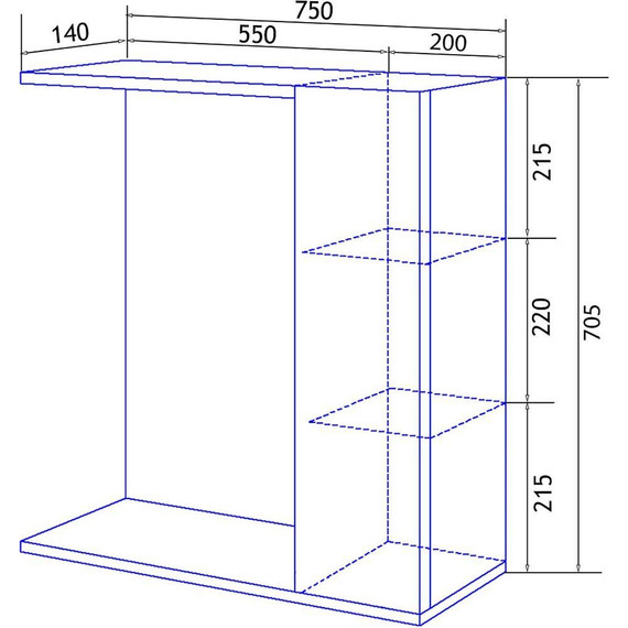 Зеркало-шкаф Стиль Дина 75 см R, белый - фото 6