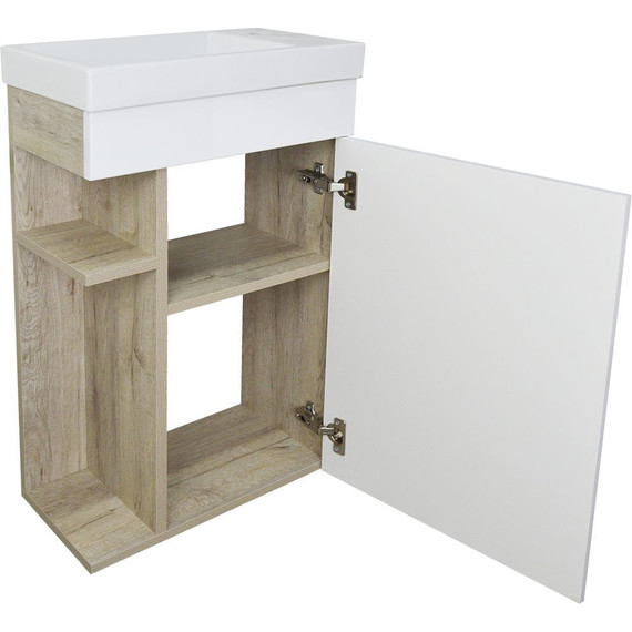 Тумба подвесная с раковиной Стиль 40 см R (раковина Termoli) - фото 5