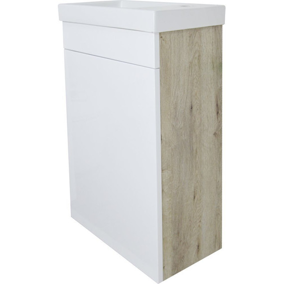 Тумба подвесная с раковиной Стиль 40 см R (раковина Termoli) - фото 6