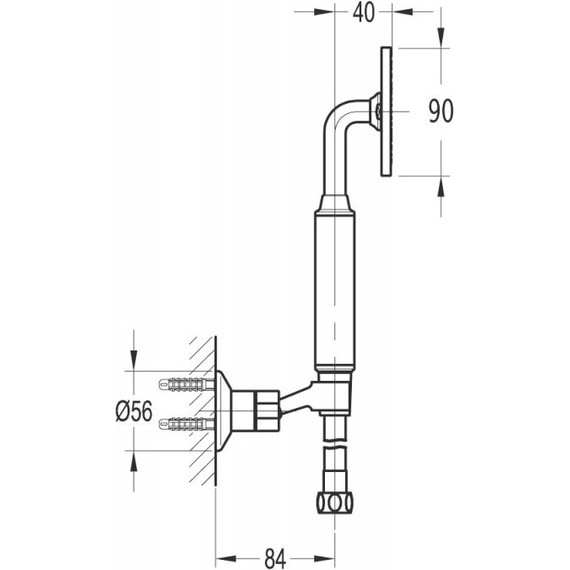Душевой гарнитур Cezares ECO-KD-01 - фото 2