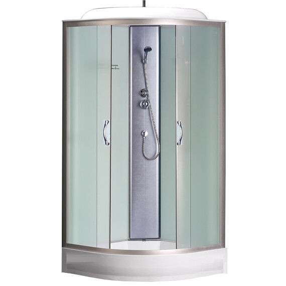 Душевая кабина Loranto CS-6681F 80х80 см, хром/матовое - фото 