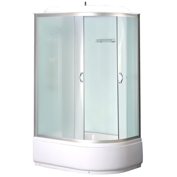 Душевая кабина Loranto CS-66120L F 120х80 см, хром/матовое - фото 