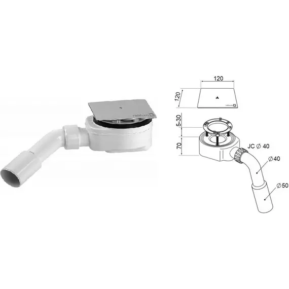 Сифон для душевого поддона Radaway R399White - фото 3