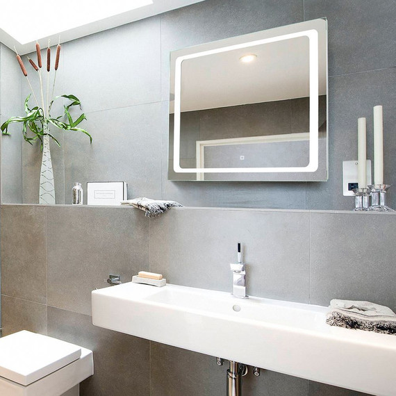 Зеркало Azario Фортуна Led 80 см - фото 3