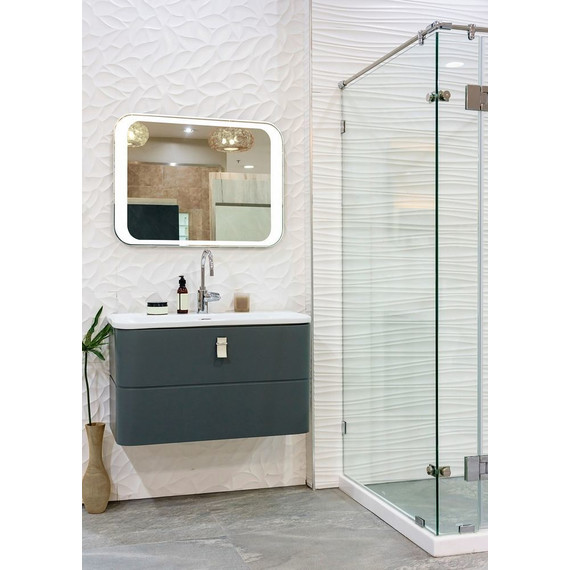 Зеркало Azario Индиго Led 80 см - фото, картинка 3 Зеркало Azario Индиго Led 80 см - фото 3