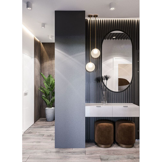 Зеркало Azario Виола-лофт 50 см - фото 3